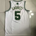 Maillot de Basket #5 Garnett Boston Celtics 2008 Blanc